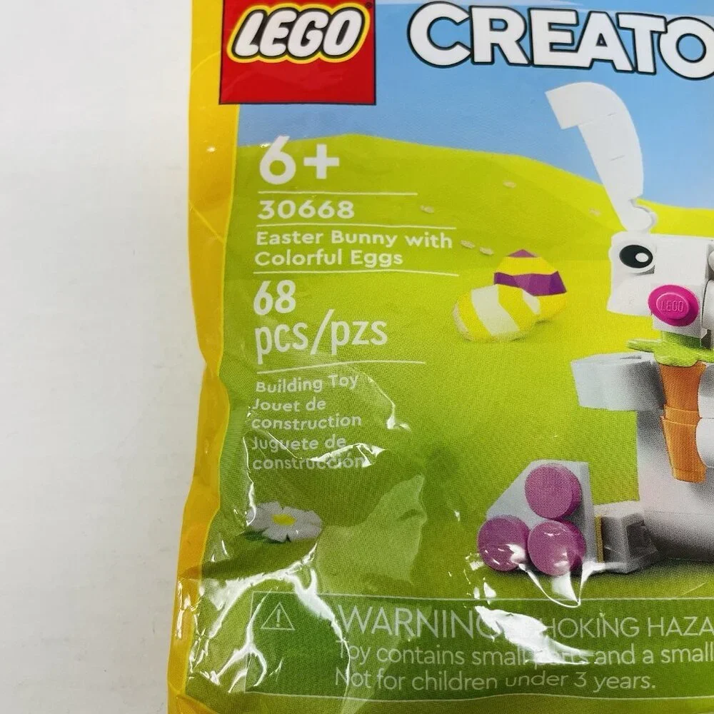 Lego Easter Bunny with Colorful Eggs Building Toy‎ Set 30668 Ages 6+ 68 Pieces